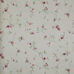 Papel de parede, floral, roxo 